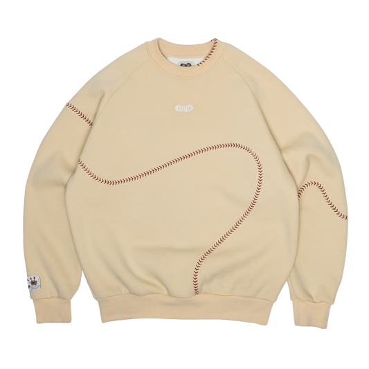 Baseball Sweatshirt - Beige