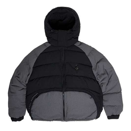 ⁠Rippled Puffer - Black