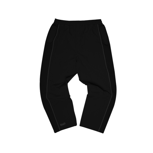 ⁠Rippled Nylon Pant - Black