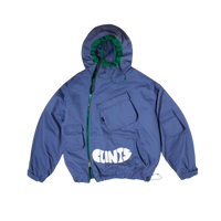 Hooded Tech Jacket - Blue