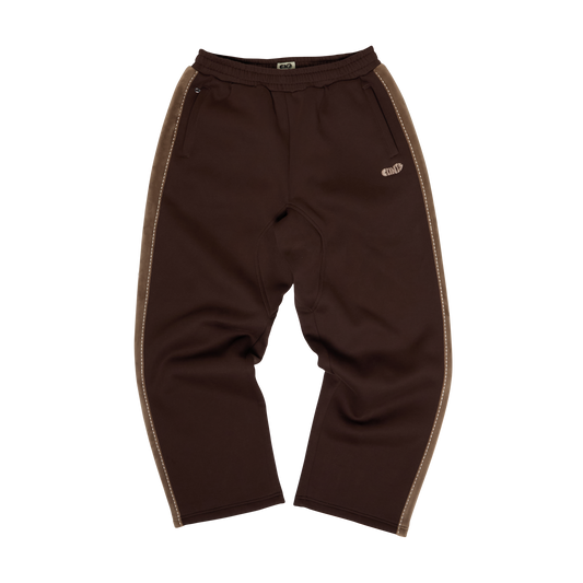 Fleece Panel Sweatpant - Brown