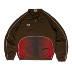 Gradient Mesh Shell Jacket - Brown