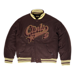 Baseball Varsity Jacket - Brown