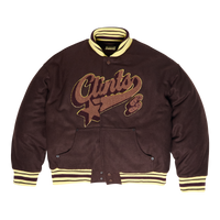 Baseball Varsity Jacket - Brown