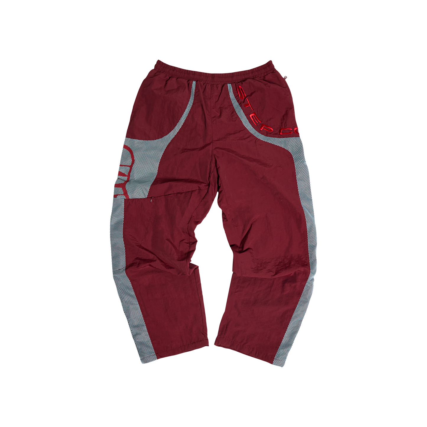 Fusion-Tec Track Pant - Burgundy/Sky Blue