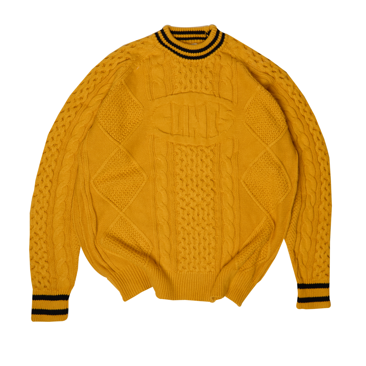 Cable Knit - Yellow/Black