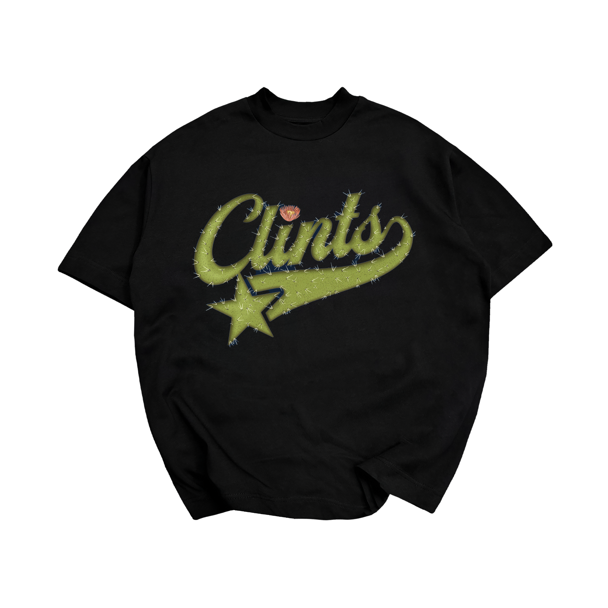 Cactus - Heavyweight Tee Black