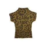 Leopard Crop Top - Brown