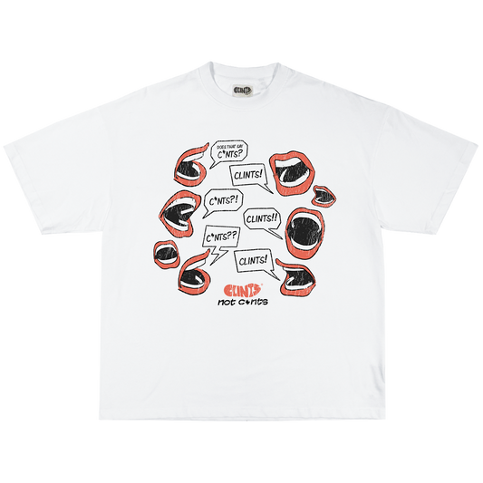 'Clints not C*nts' Tee - Heavyweight Tee