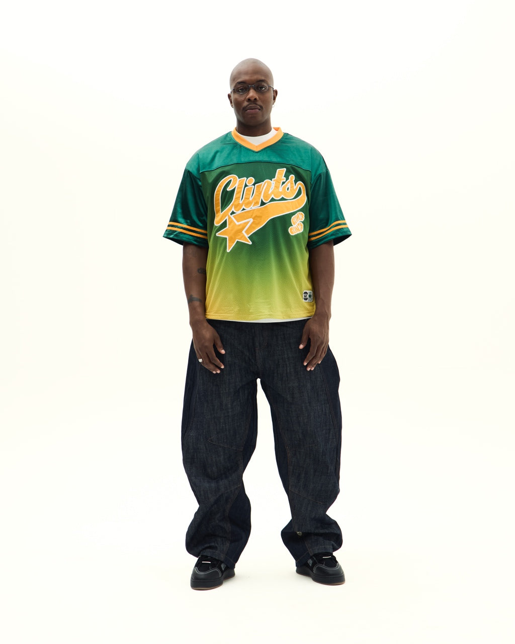 Gradient Jersey - Green/Yellow