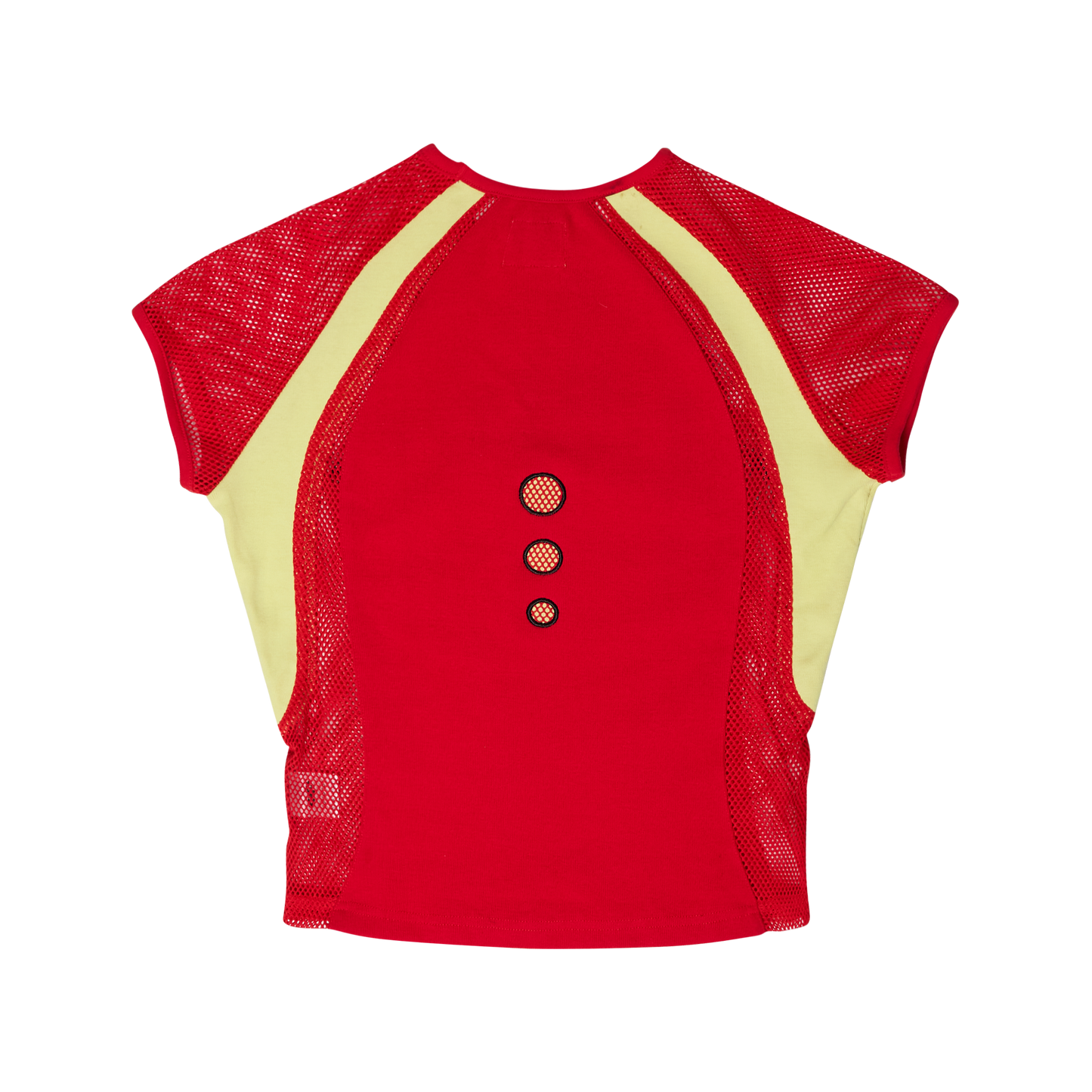 Mesh Contour Crop Top