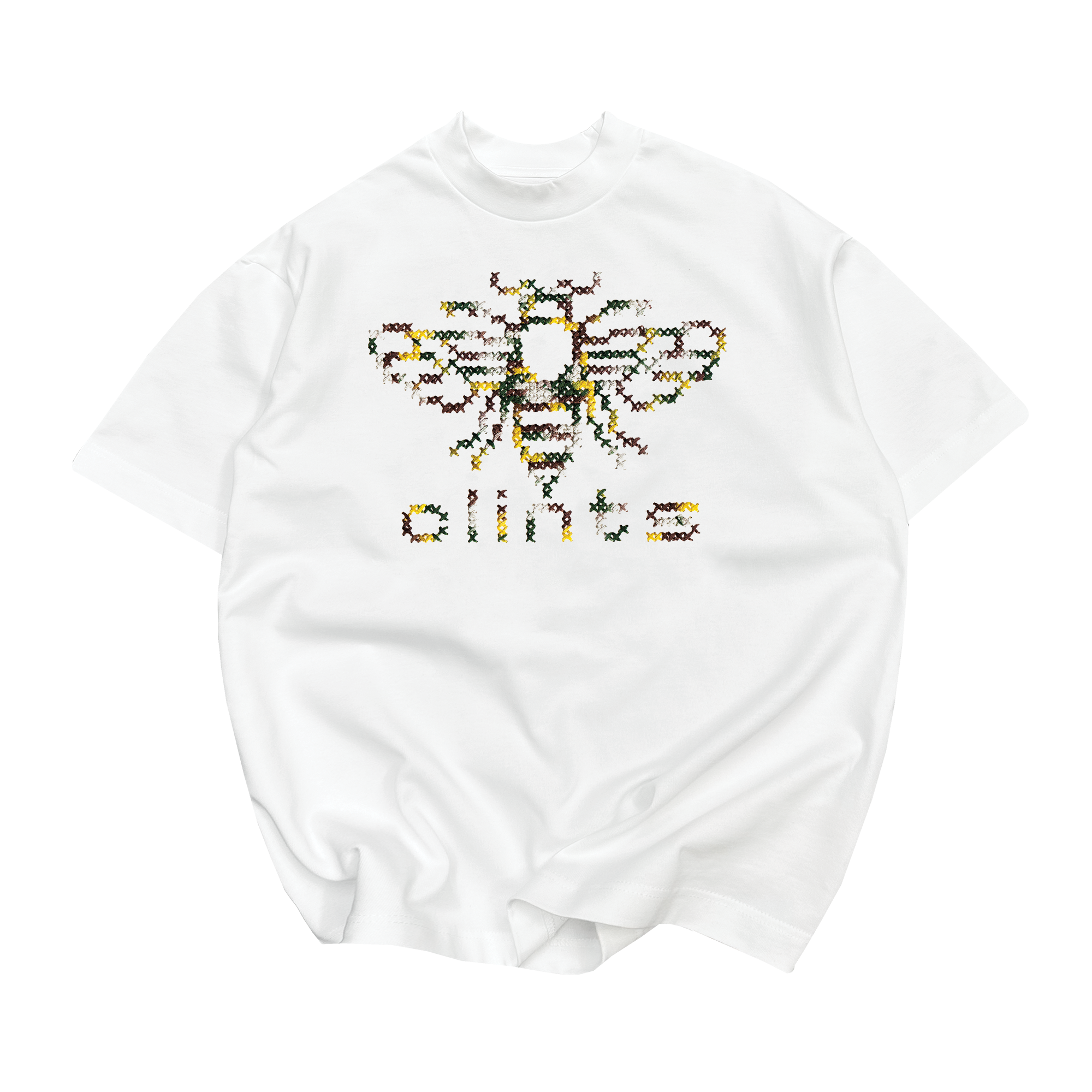 'Cross-Stitch Bee' - Heavyweight Tee