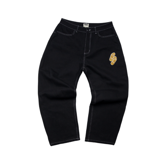 Phat Denim Pants - Black