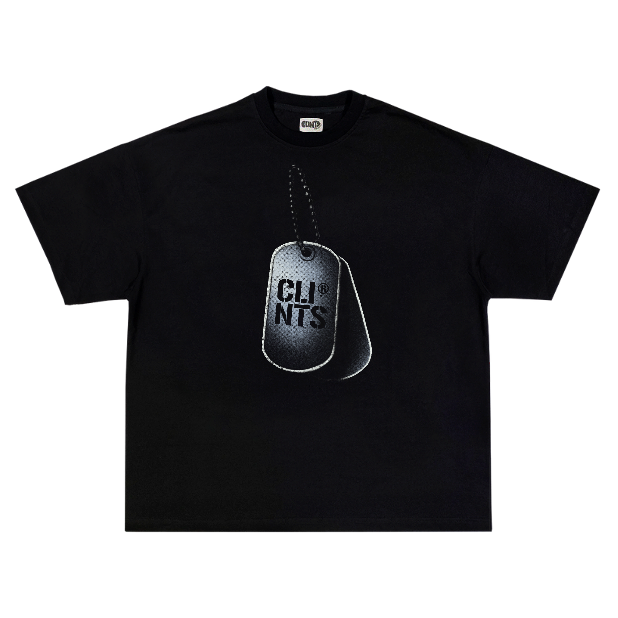 'Dog tag' - Heavyweight Tee