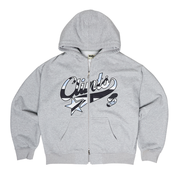 Flag Hoodie - Grey