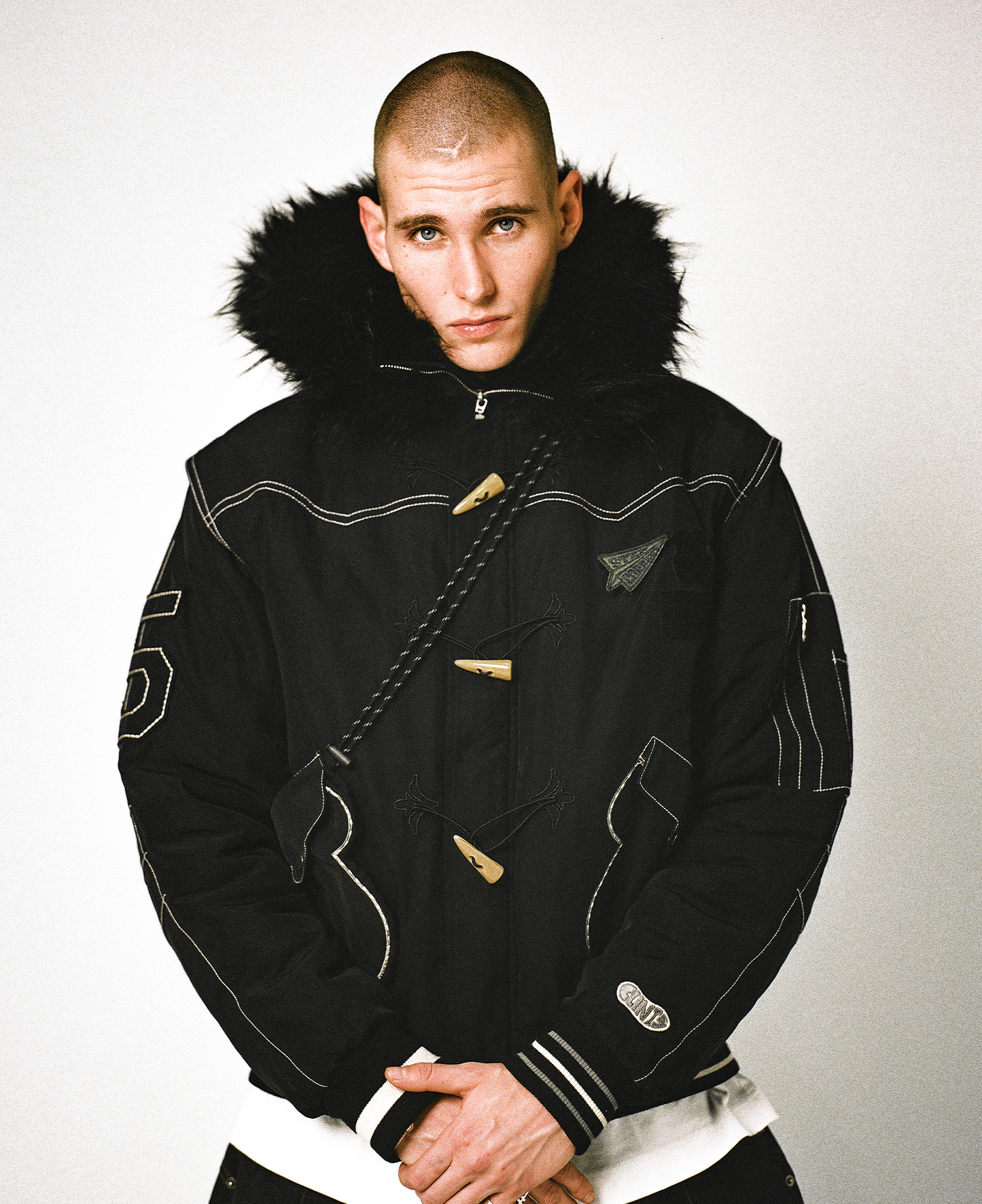 Fur Bomber - Black