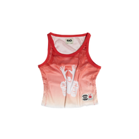 Gradient Tank Top - Red/White