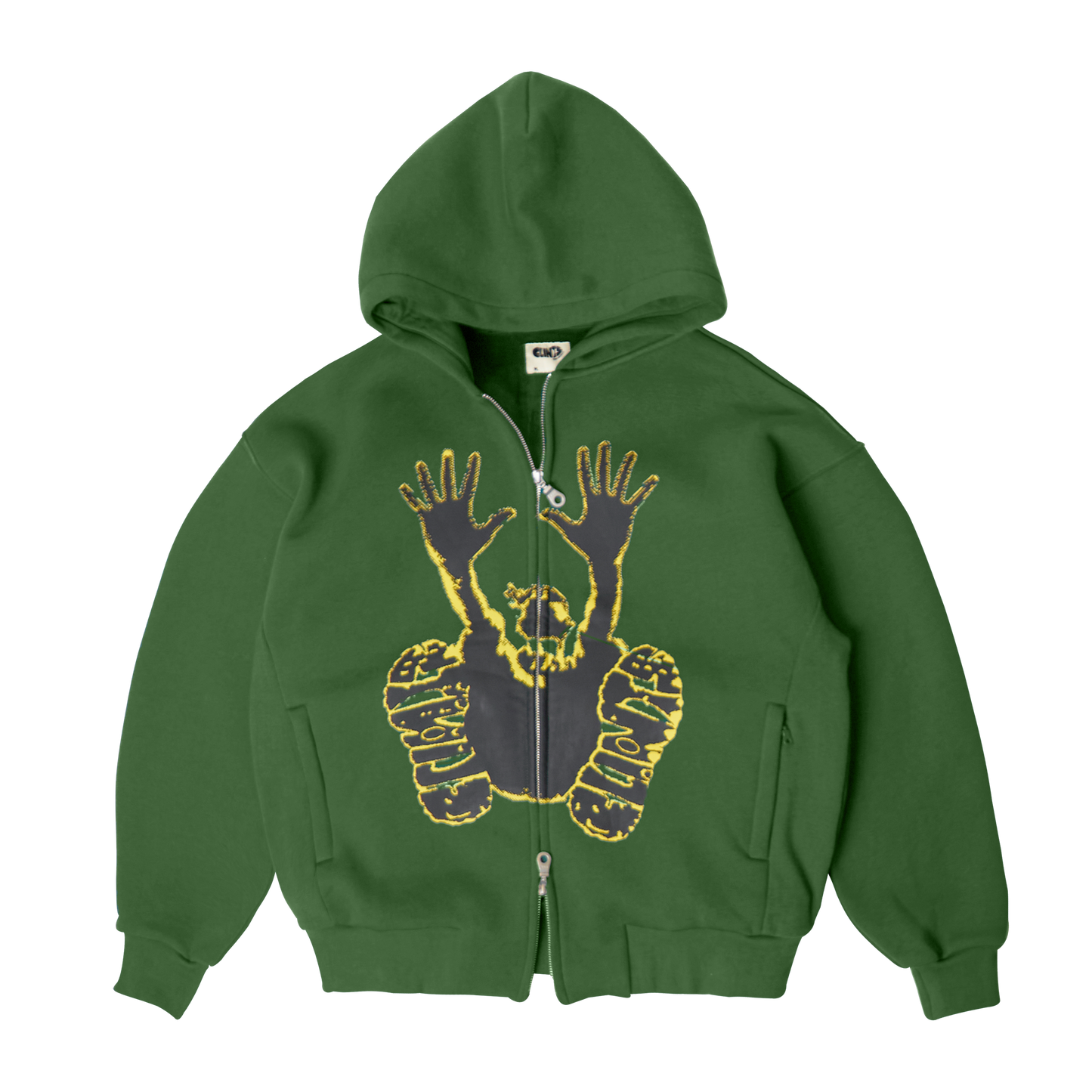 Stencil Hoodie - Green