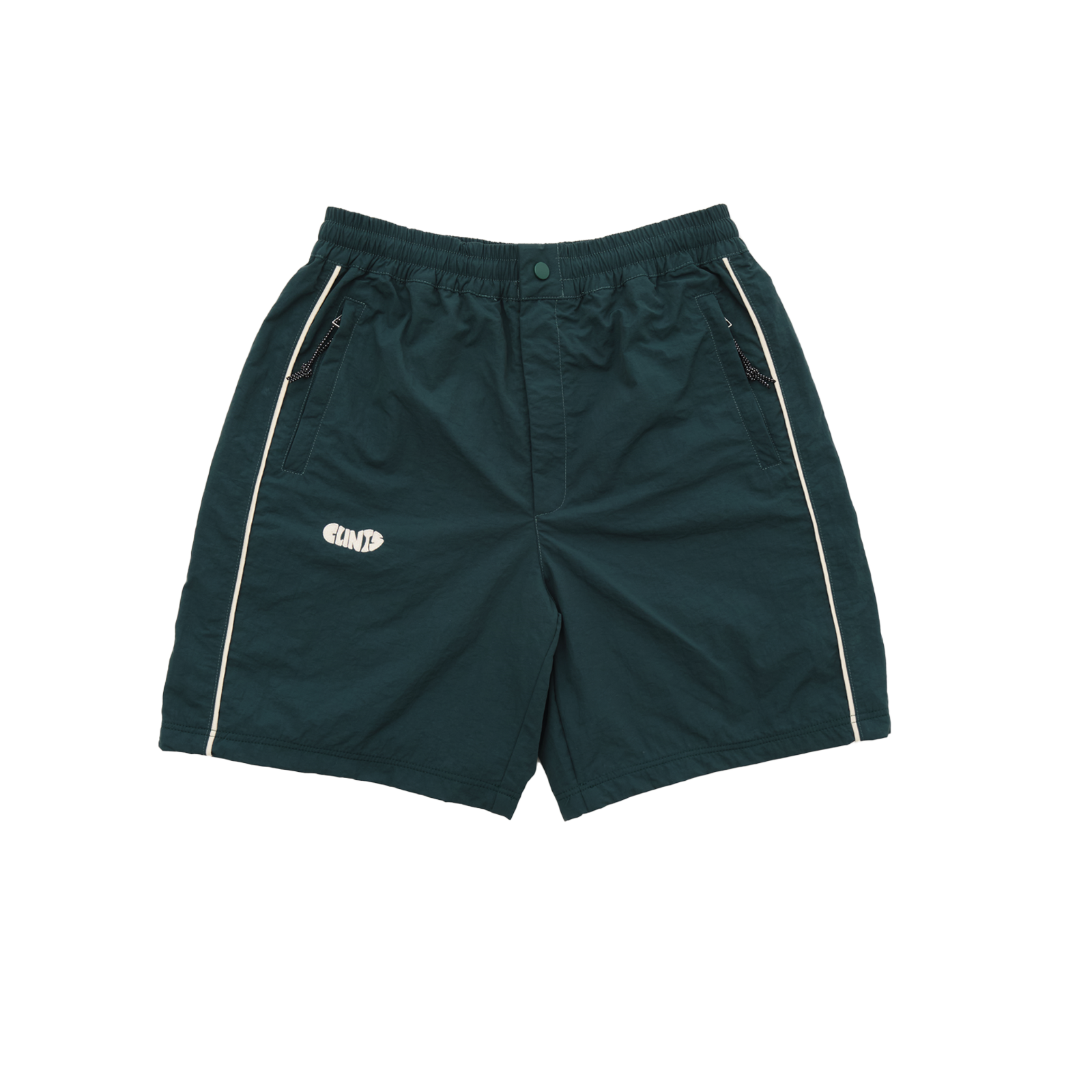 Rippled Nylon Shorts - Green