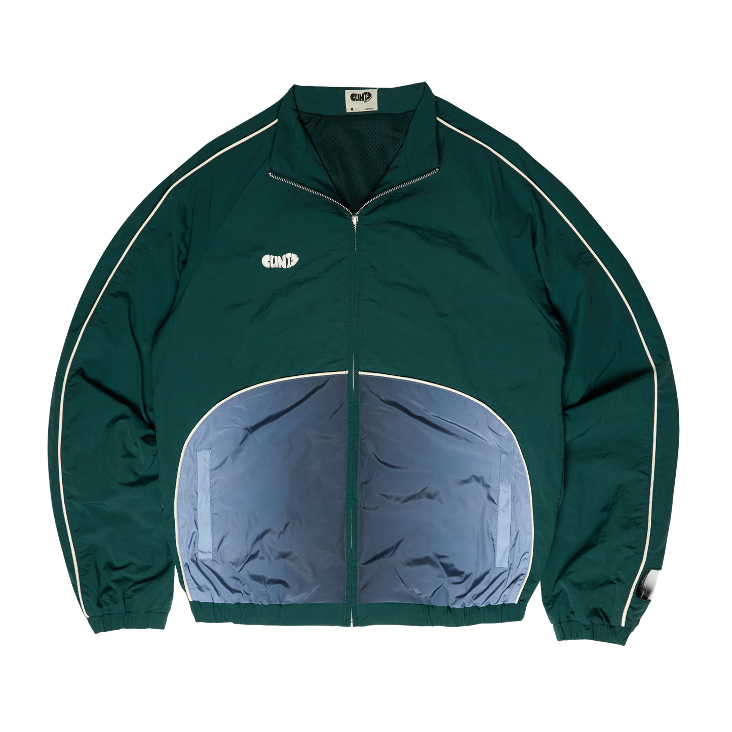 Gradient Mesh Shell Jacket - Green/Blue