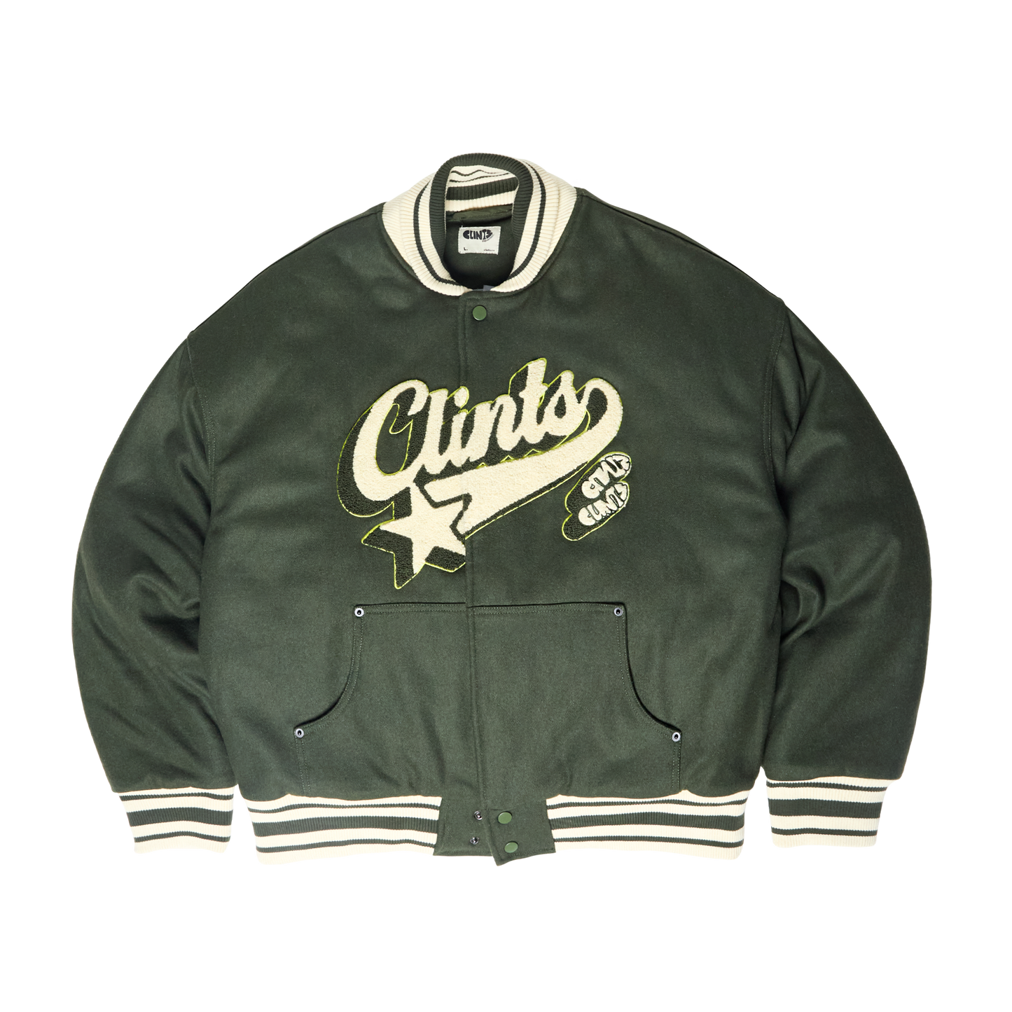 Baseball Varsity Jacket - Green