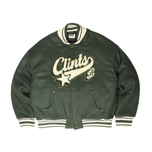 Baseball Varsity Jacket - Green