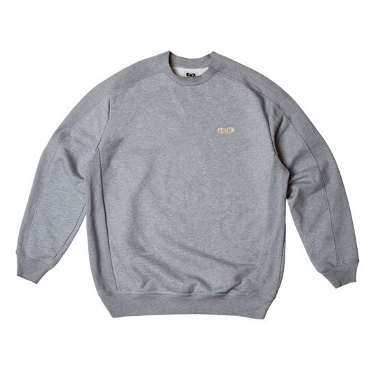 Ribbed Sweatshirt - Grey