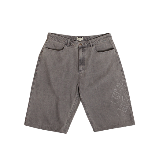 Denim Jorts - Grey