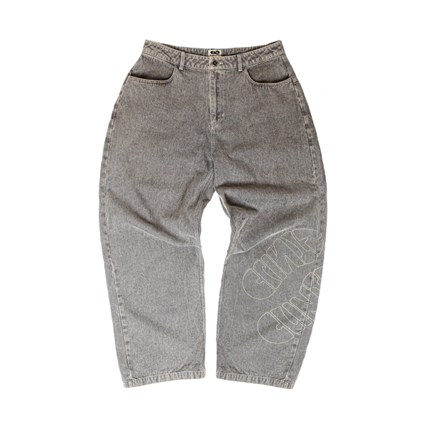 Phat Denim Pants - Grey