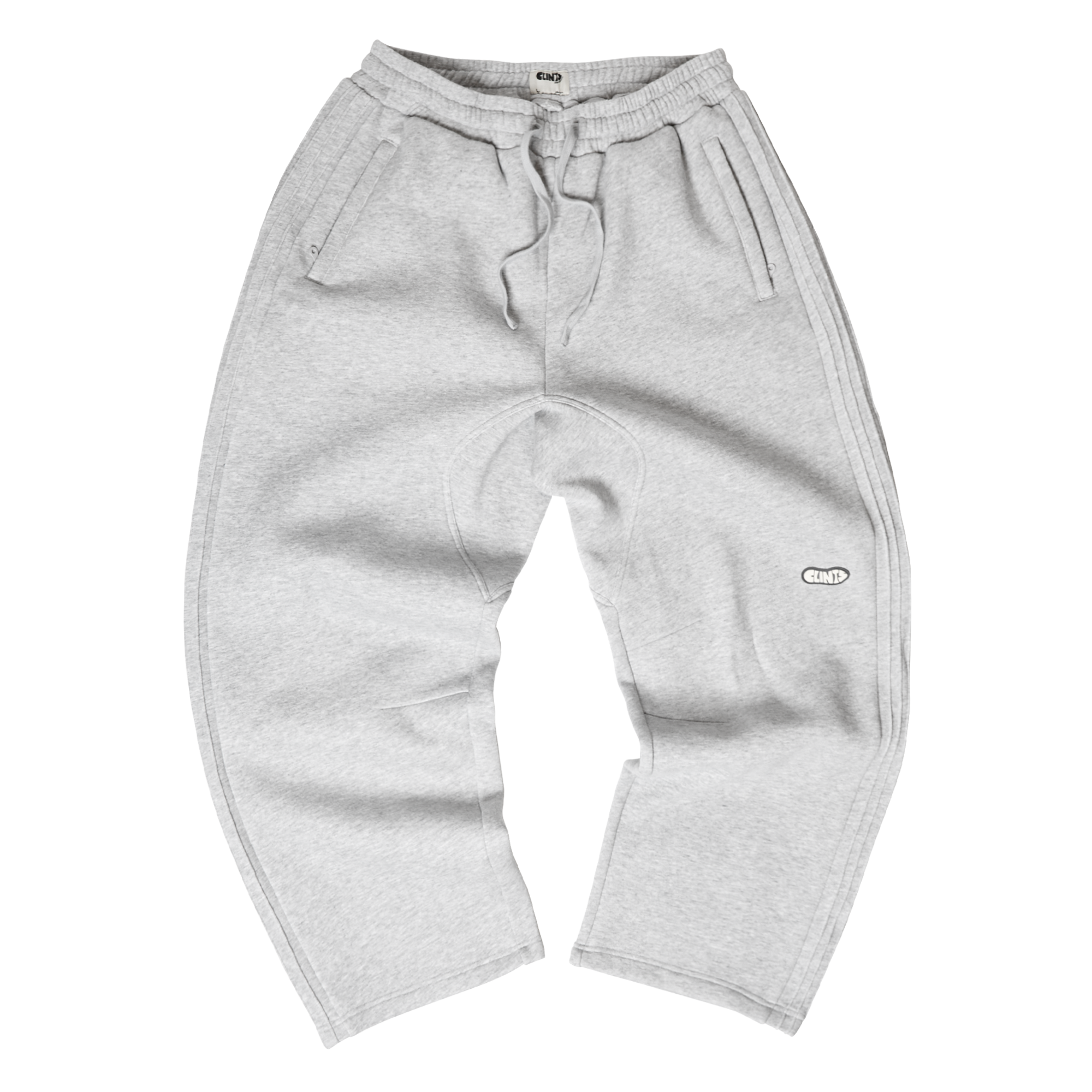 Pintuck Essential Sweatpants - Grey