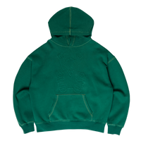 Embossed Stencil Hoodie - Green