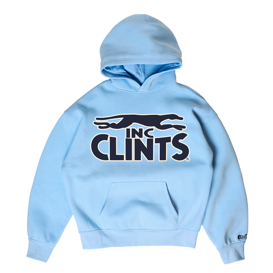 Greyhound Hoodie - Baby Blue