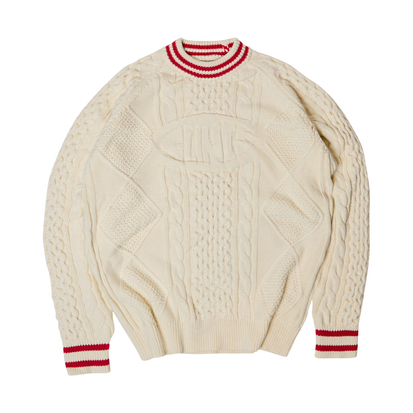 Clints Cable Knit - White
