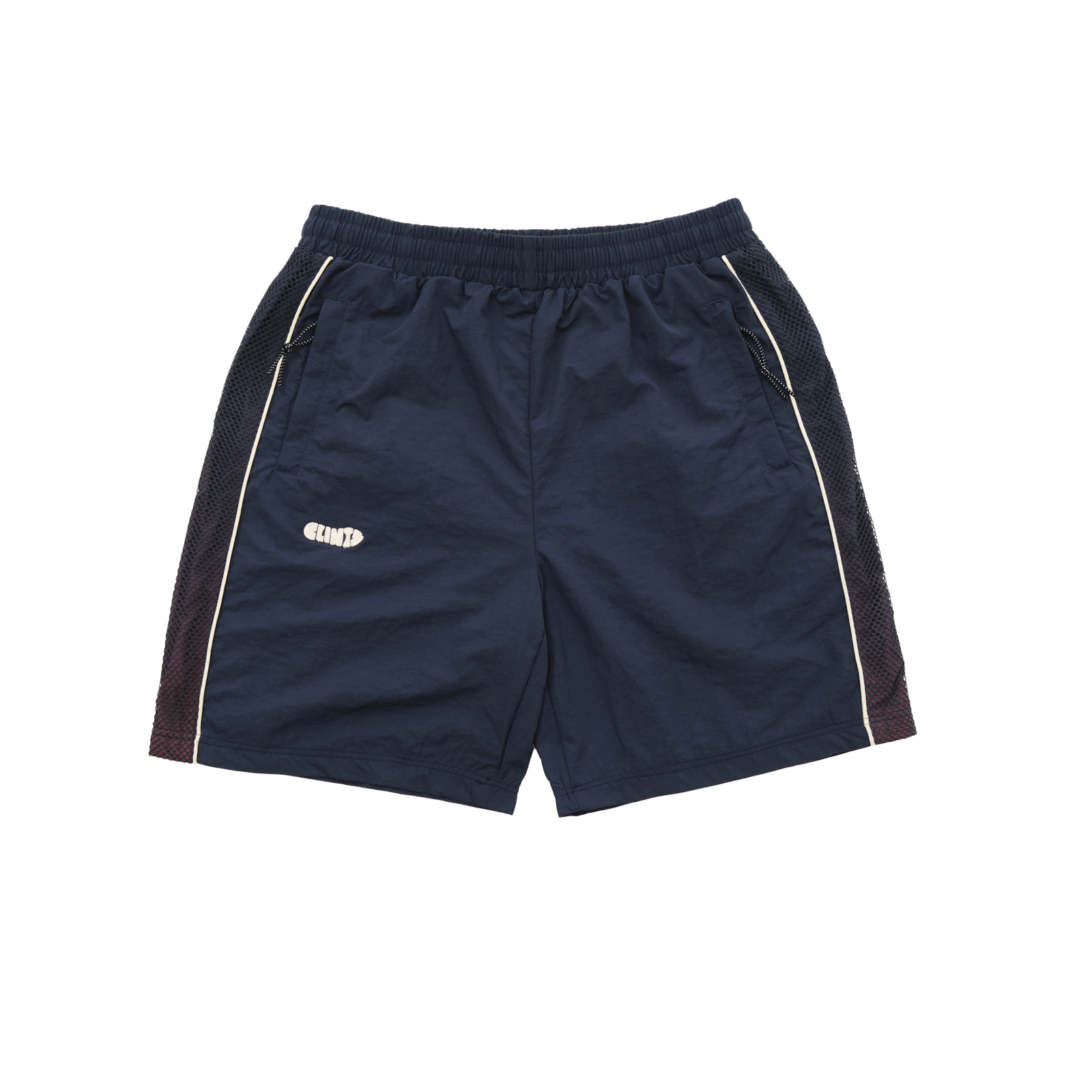 Rippled Nylon Shorts - Navy Blue