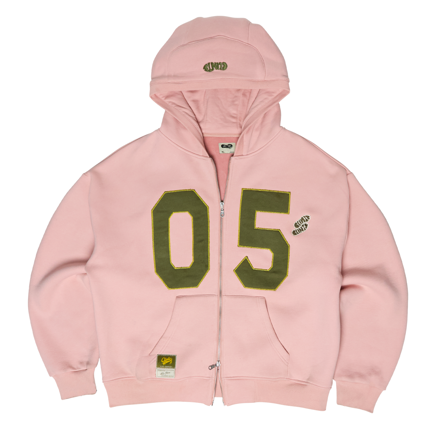 Anniversary Cotton Hoodie - Pink/Green