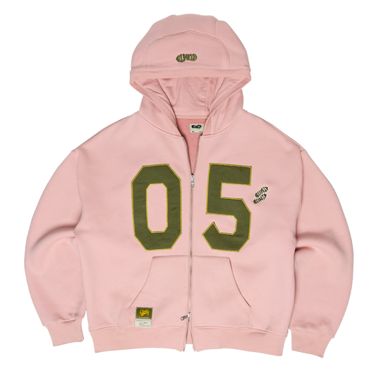 Anniversary Cotton Hoodie - Pink/Green