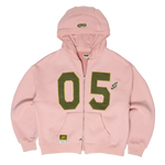Anniversary Cotton Hoodie - Pink/Green