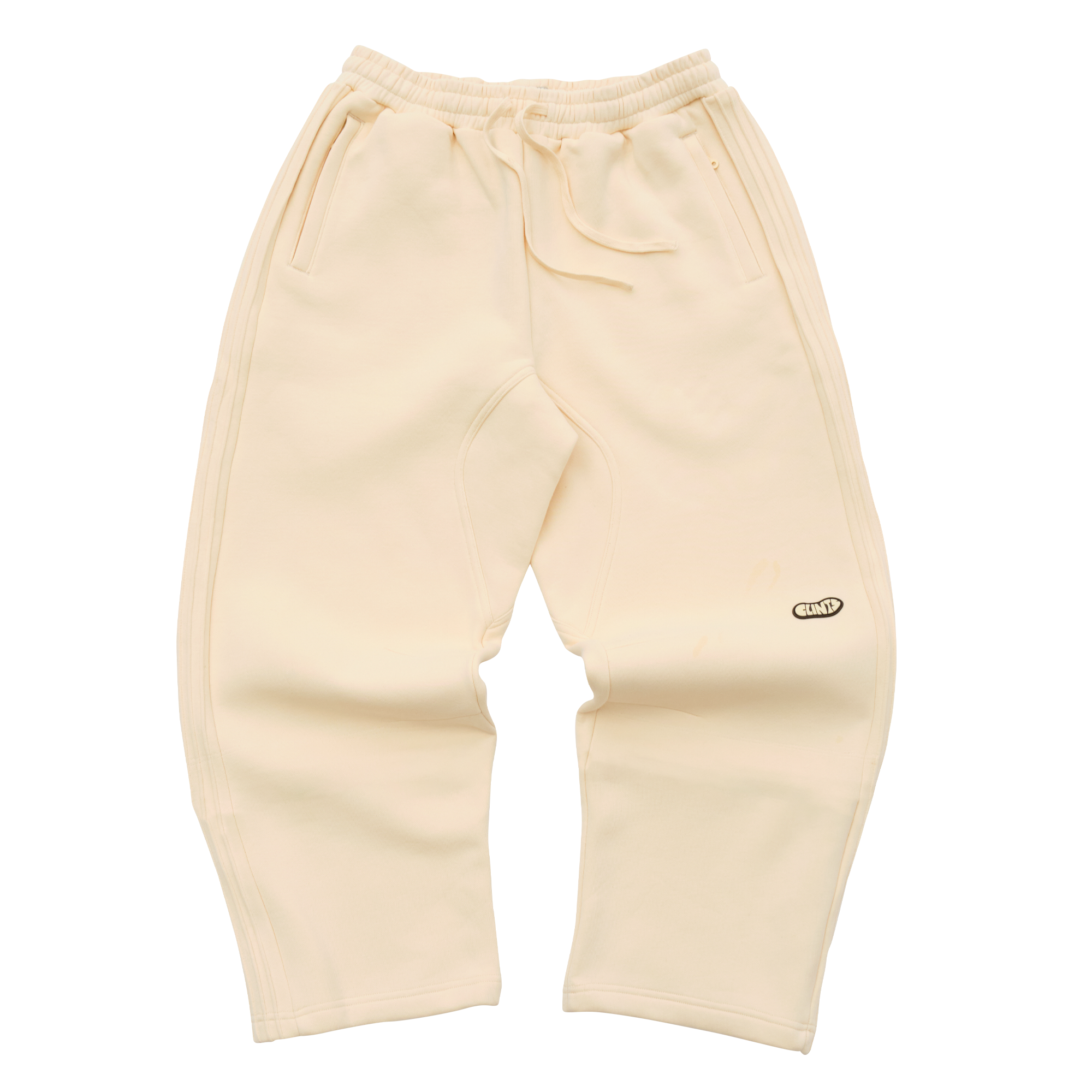 Pintuck Sweatpants - Beige