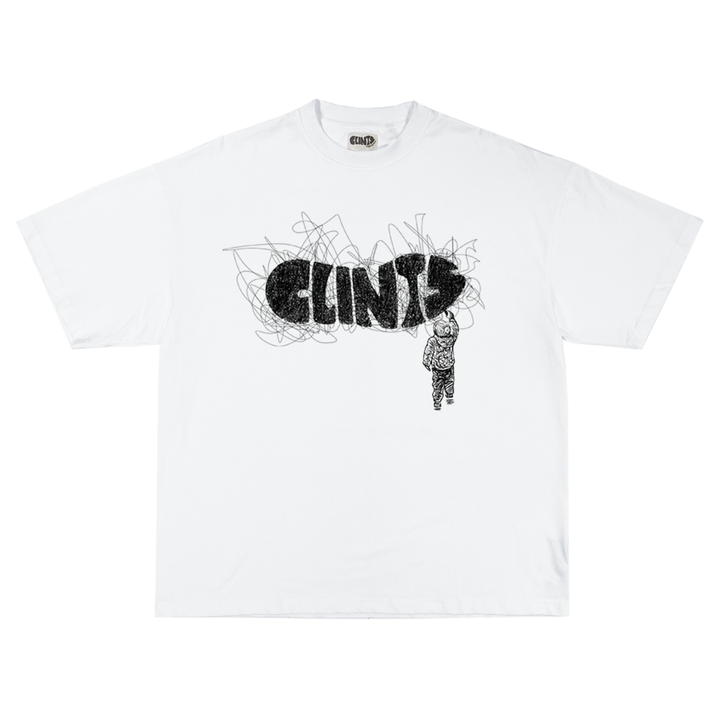 'Scribble' Tee - Heavyweight