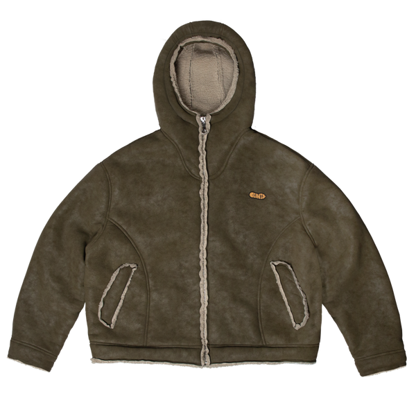 Shearling Jacket - Olive