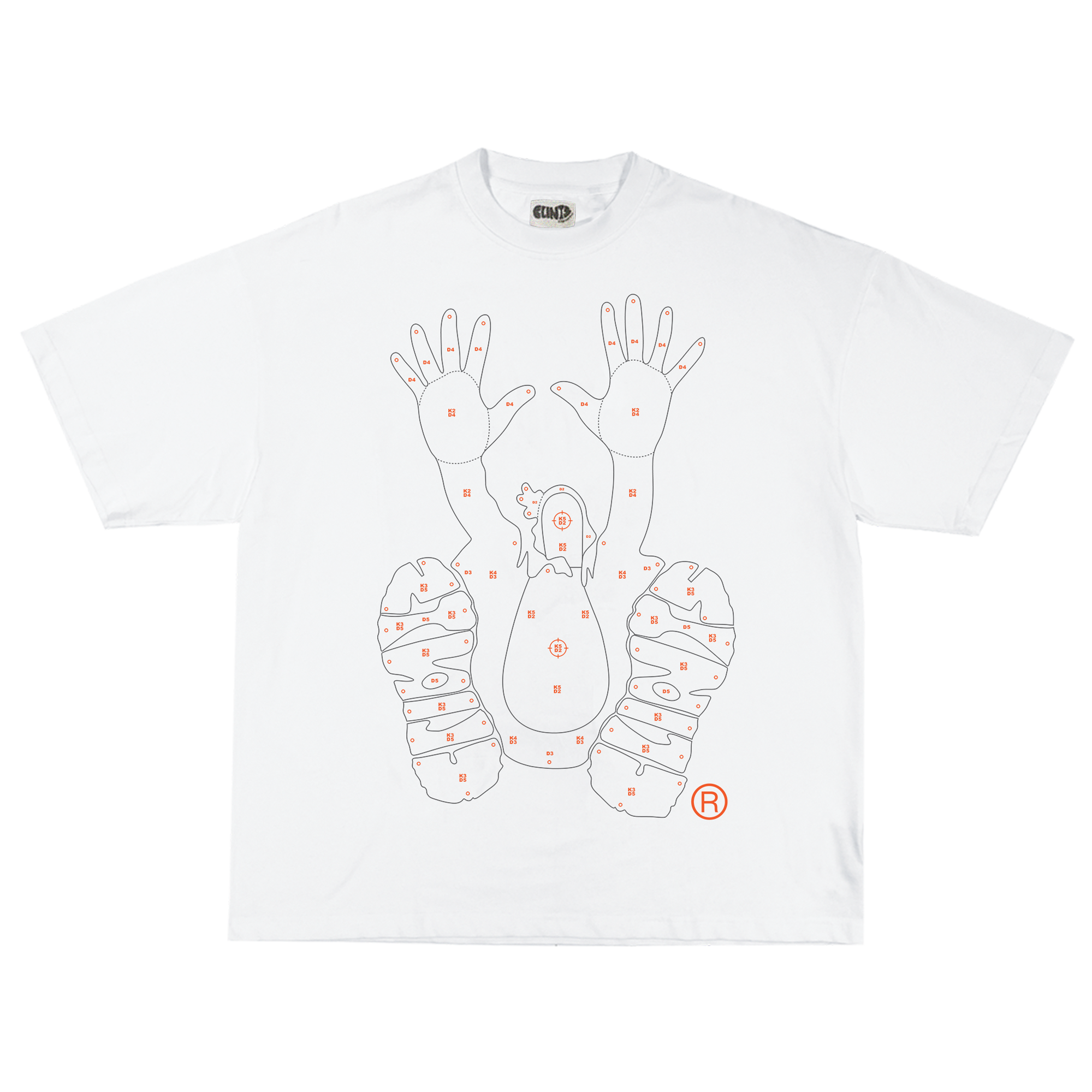 White Shooting Range - Heavyweight Tee
