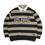 Rugby Polo (Black/Beige)