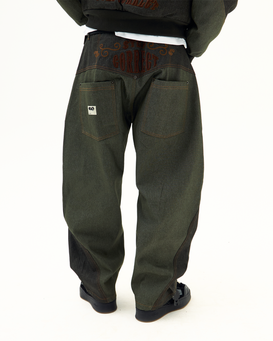 Washed Texas Denim - Green