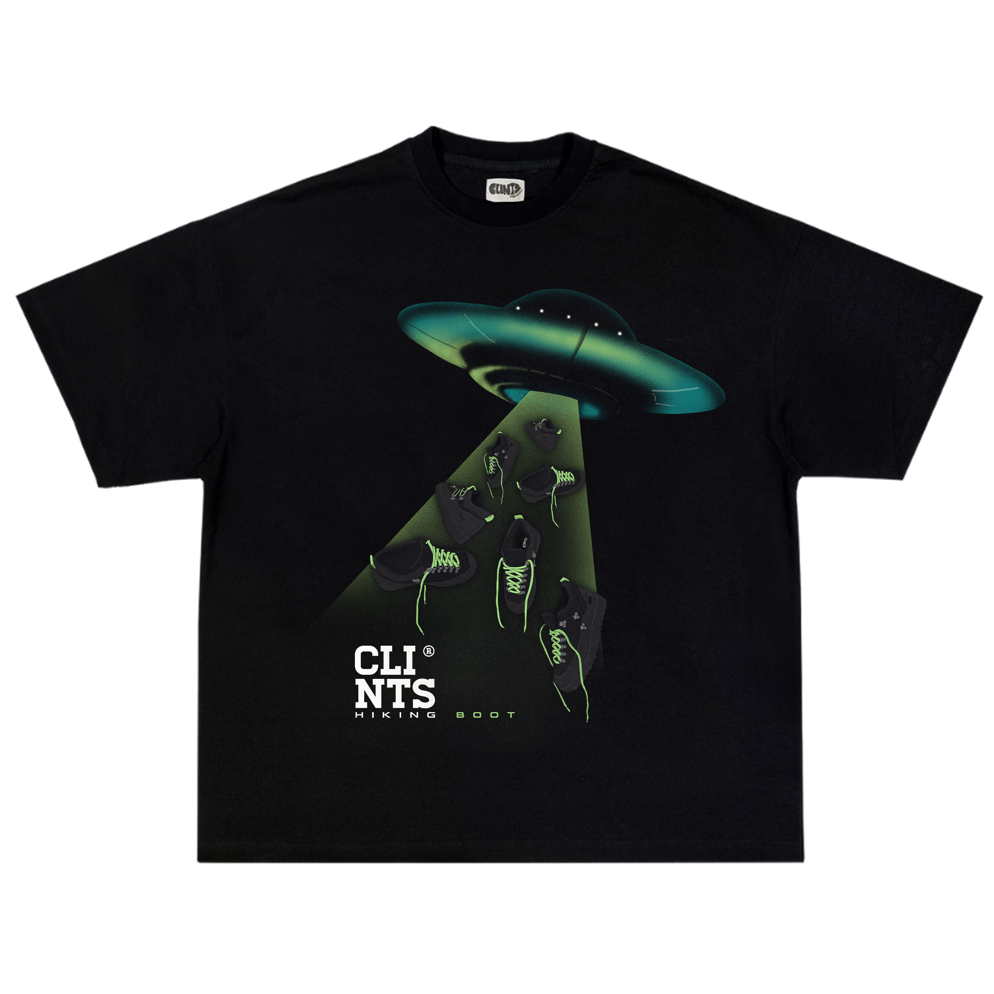 'UFO Hiking Boot' Tee