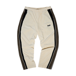 Velour Trackpant - Beige/Black