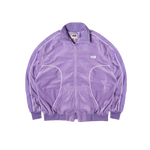 Velour Track Top - Purple