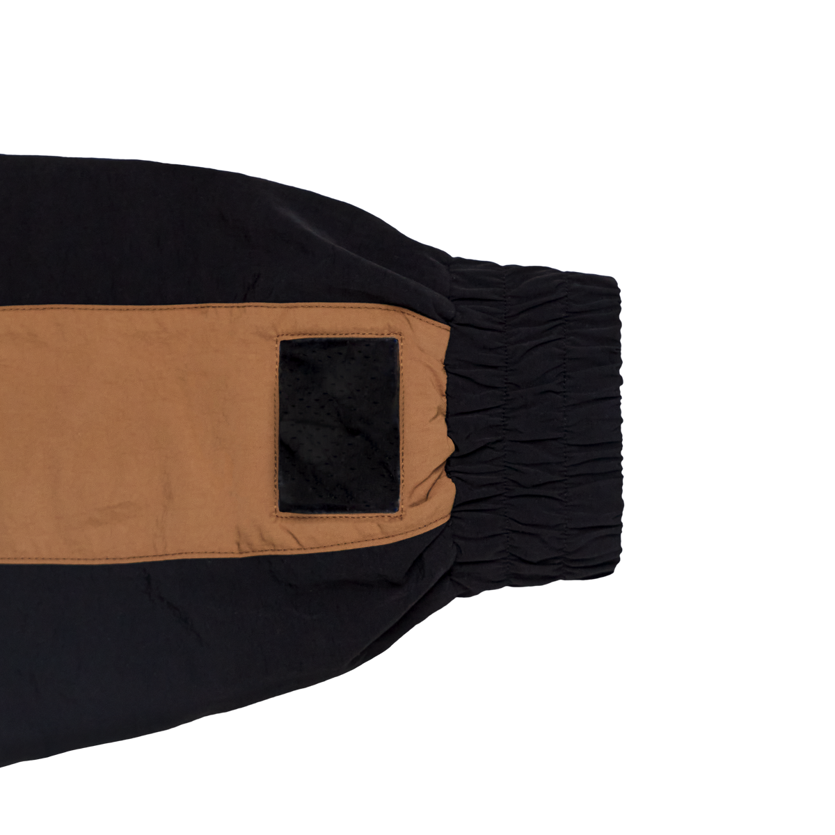 Contrast Track Jacket - Black/Brown