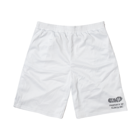 Mesh Shorts - White - £40