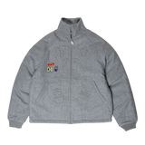 Embossed Wool Jacket - Grey